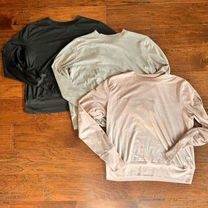 Set of 3! Vuori Daydream crew performance tops